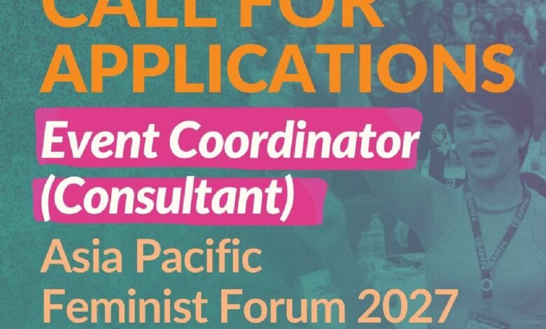 Call for Event Coordinator (Consultant) - Asia Pacific Feminist Forum 2027