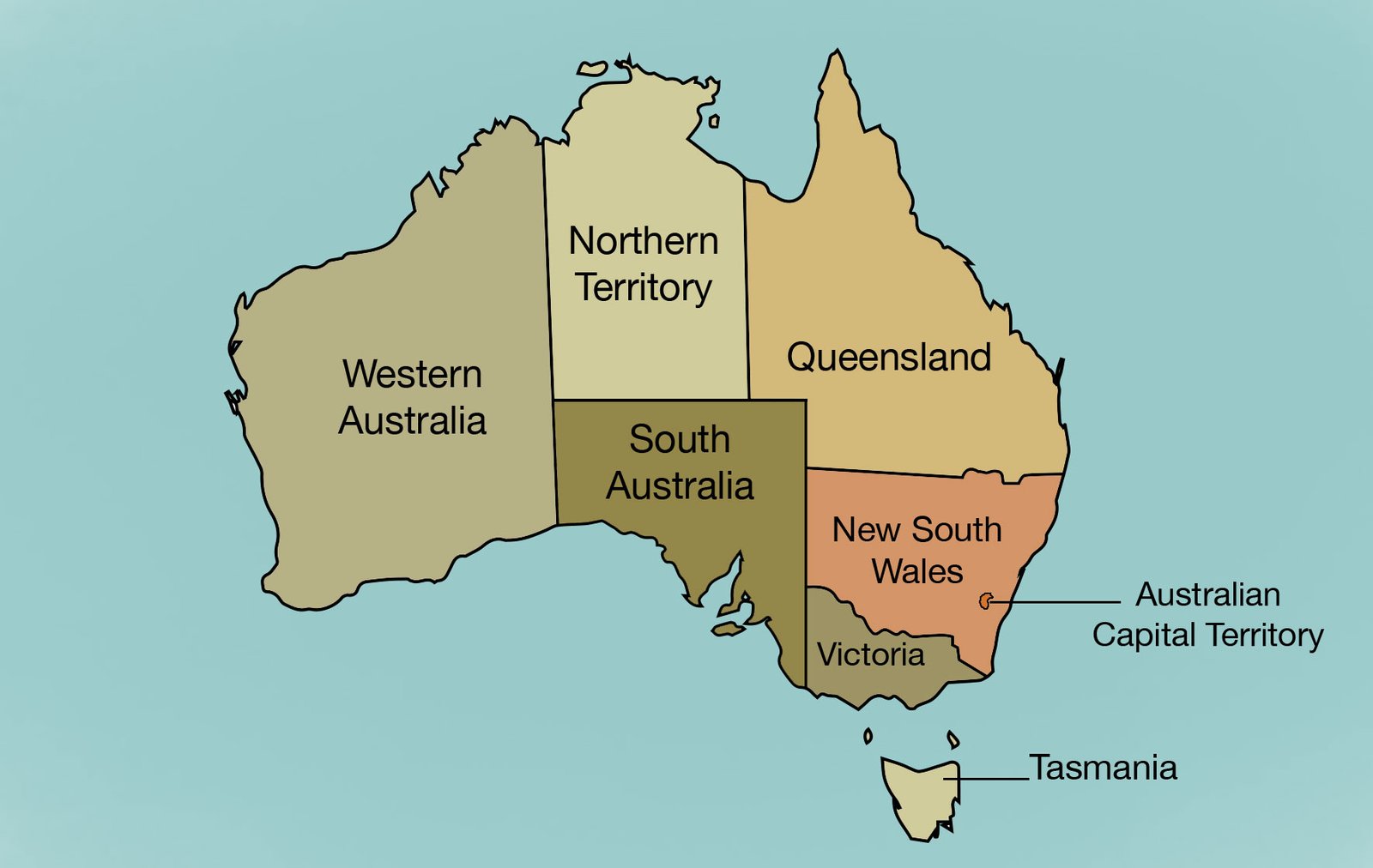 States and territories of Australia